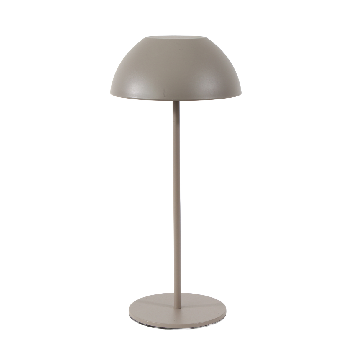 LED Tischlampe Touch taupe, Tischleuchte Pilzform dimmbar, 28cm