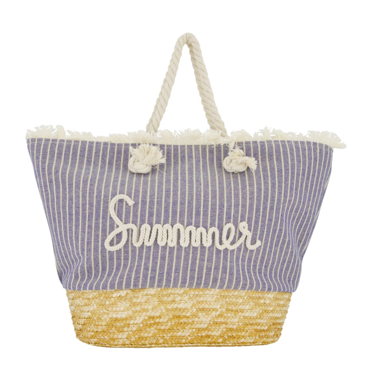Strandtasche Summer, Badetasche Mediterane, 52x32cm, DIJK Natural Collections