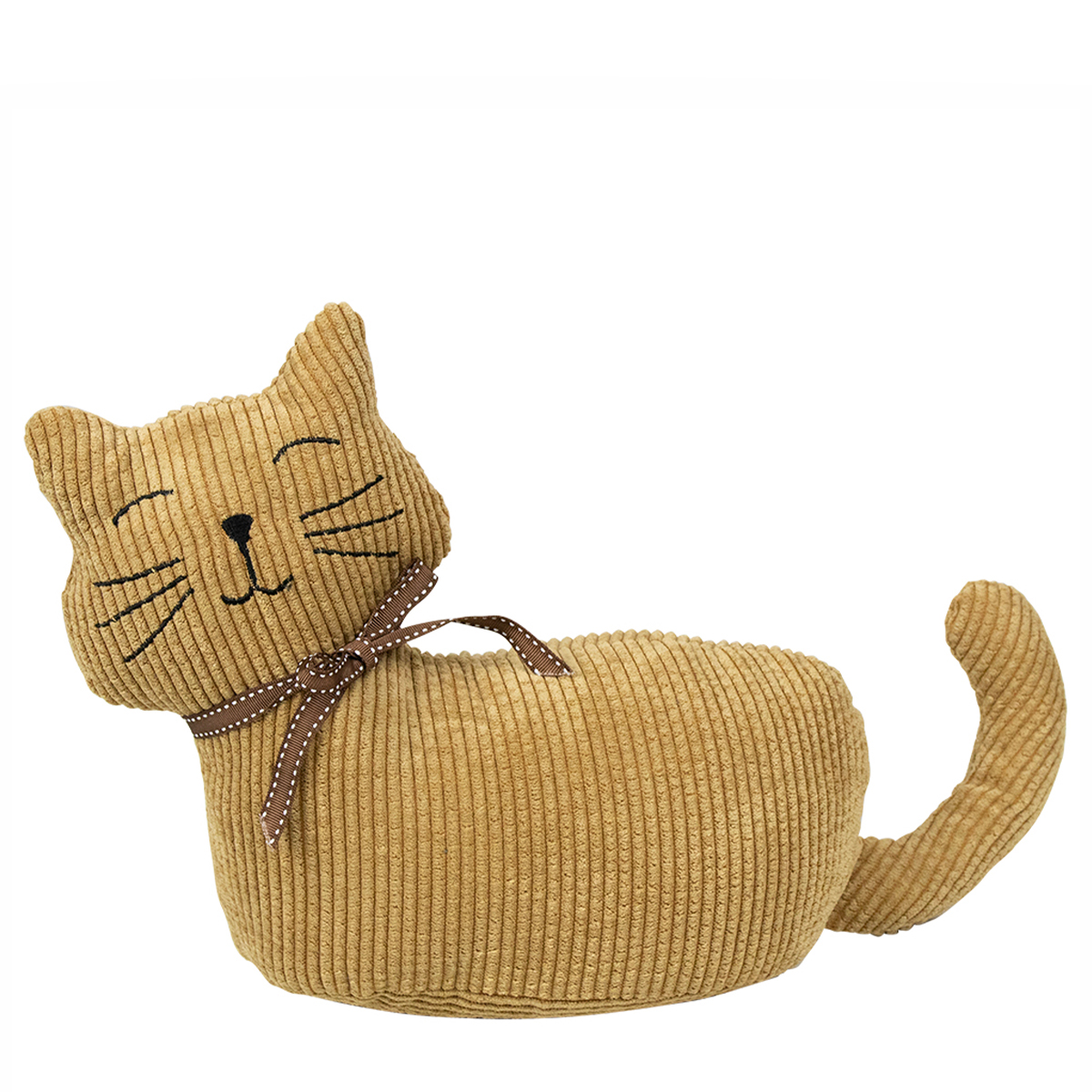 Türstopper Katze, braune Katze liegend, 33x25cm, Mars & More