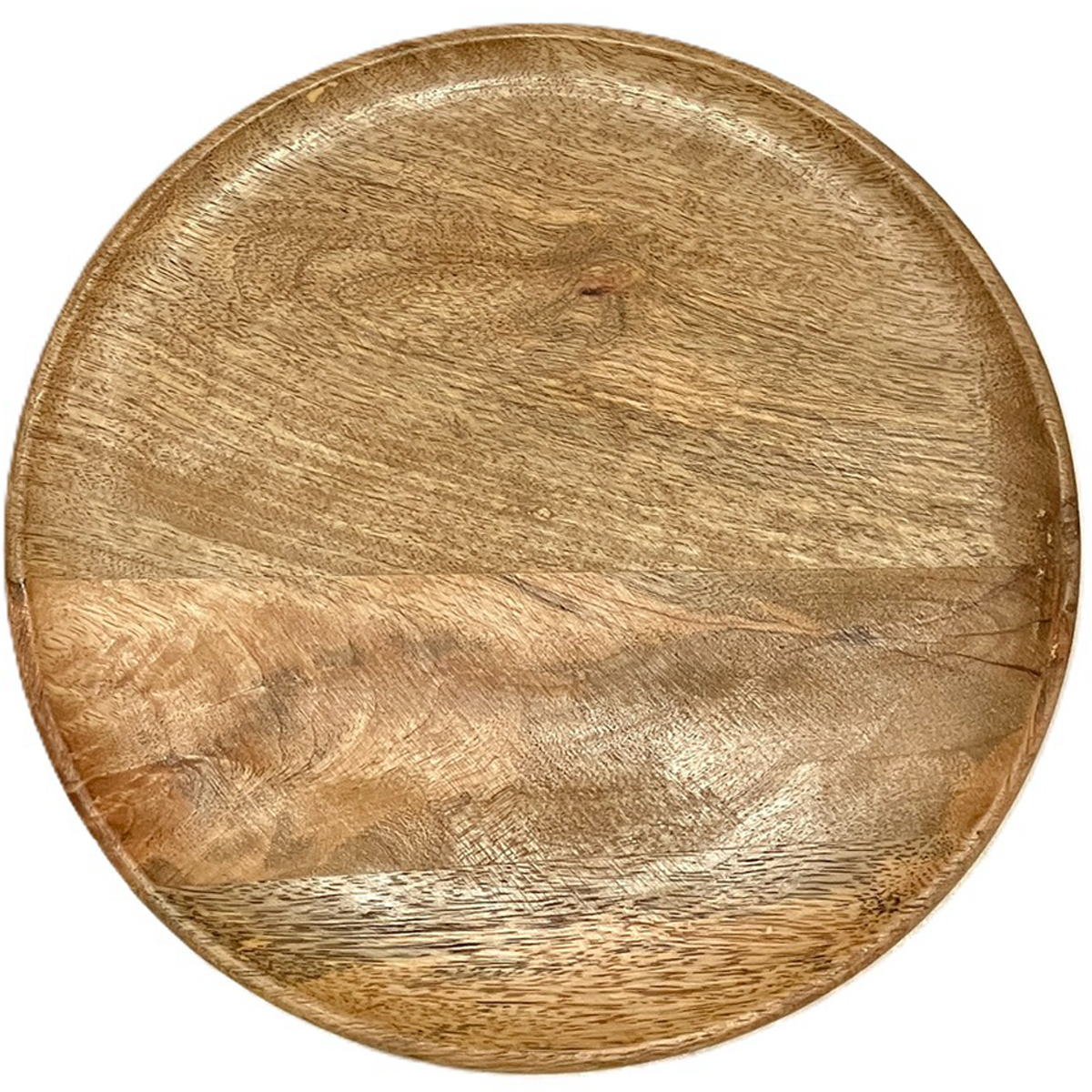 Holzteller rund, Platzteller aus Mangoholz, Ø29cm