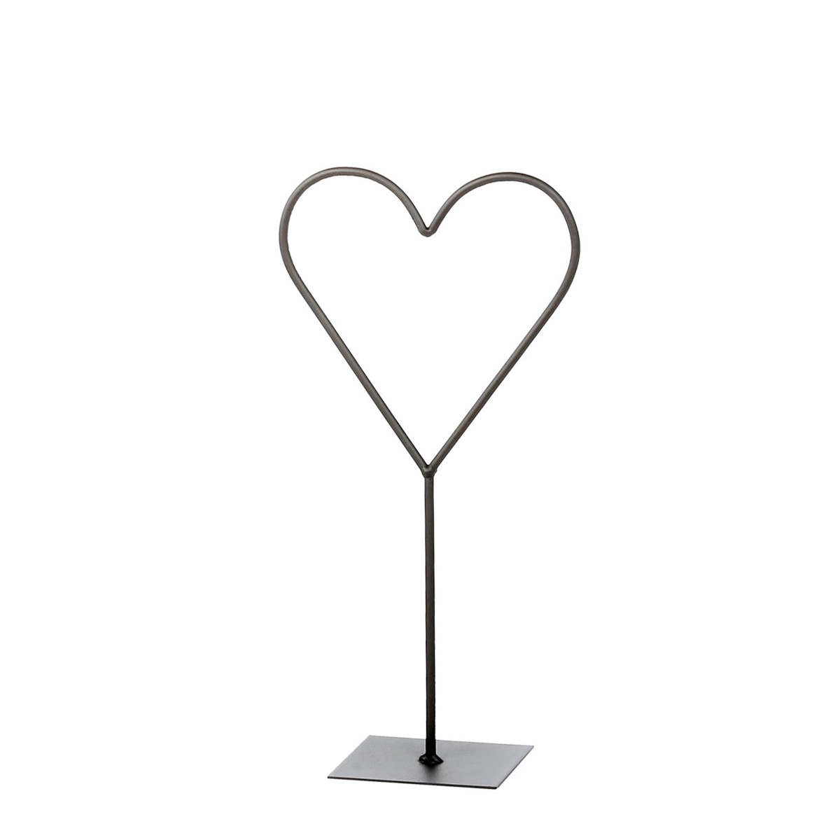 Deko Herz Aida, Metallherz auf Metallständer, 30cm, WMG Grünberger