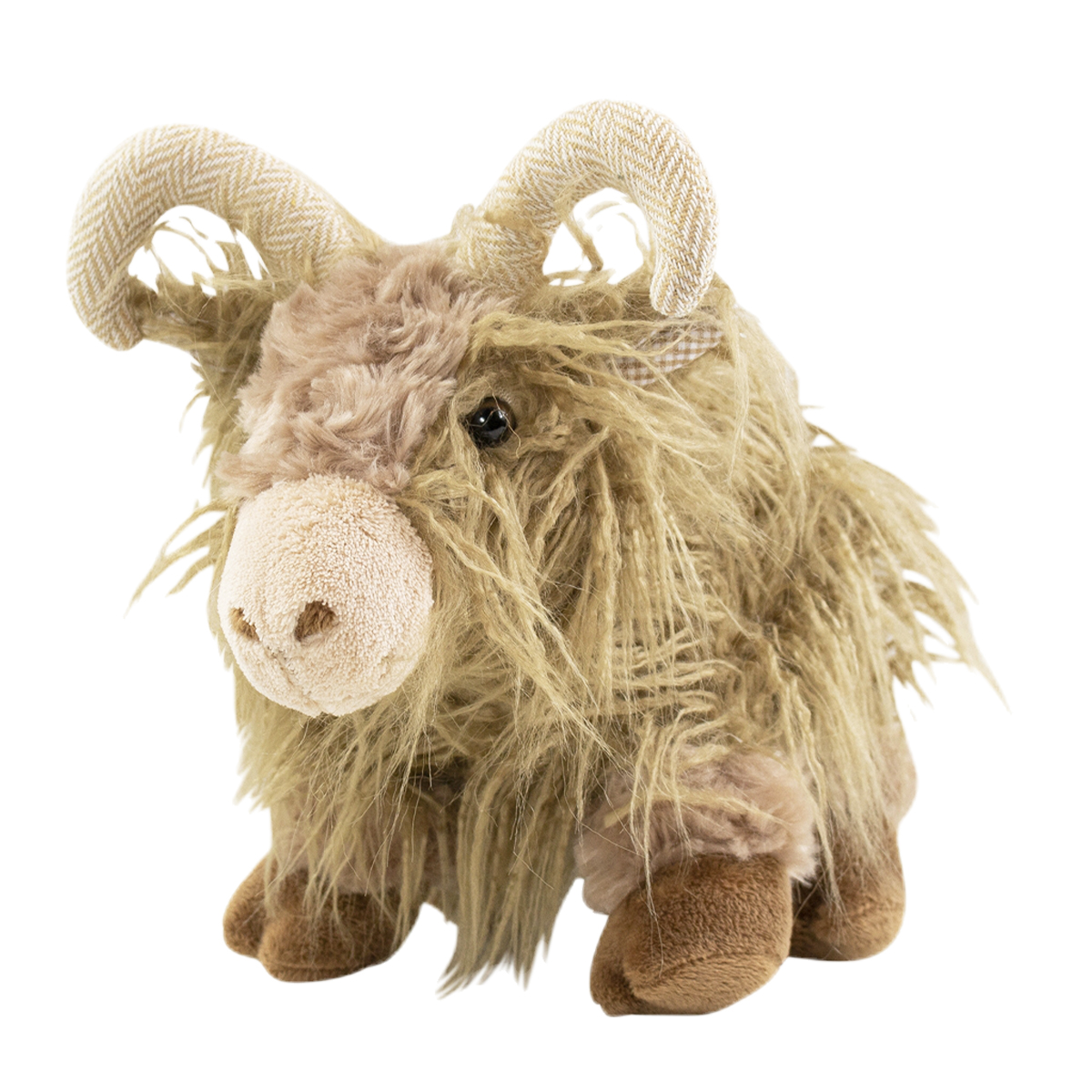 Plüschtier Kuh, Kuscheltier Schottisches Hochlandrind, 28x22cm, Mars & More