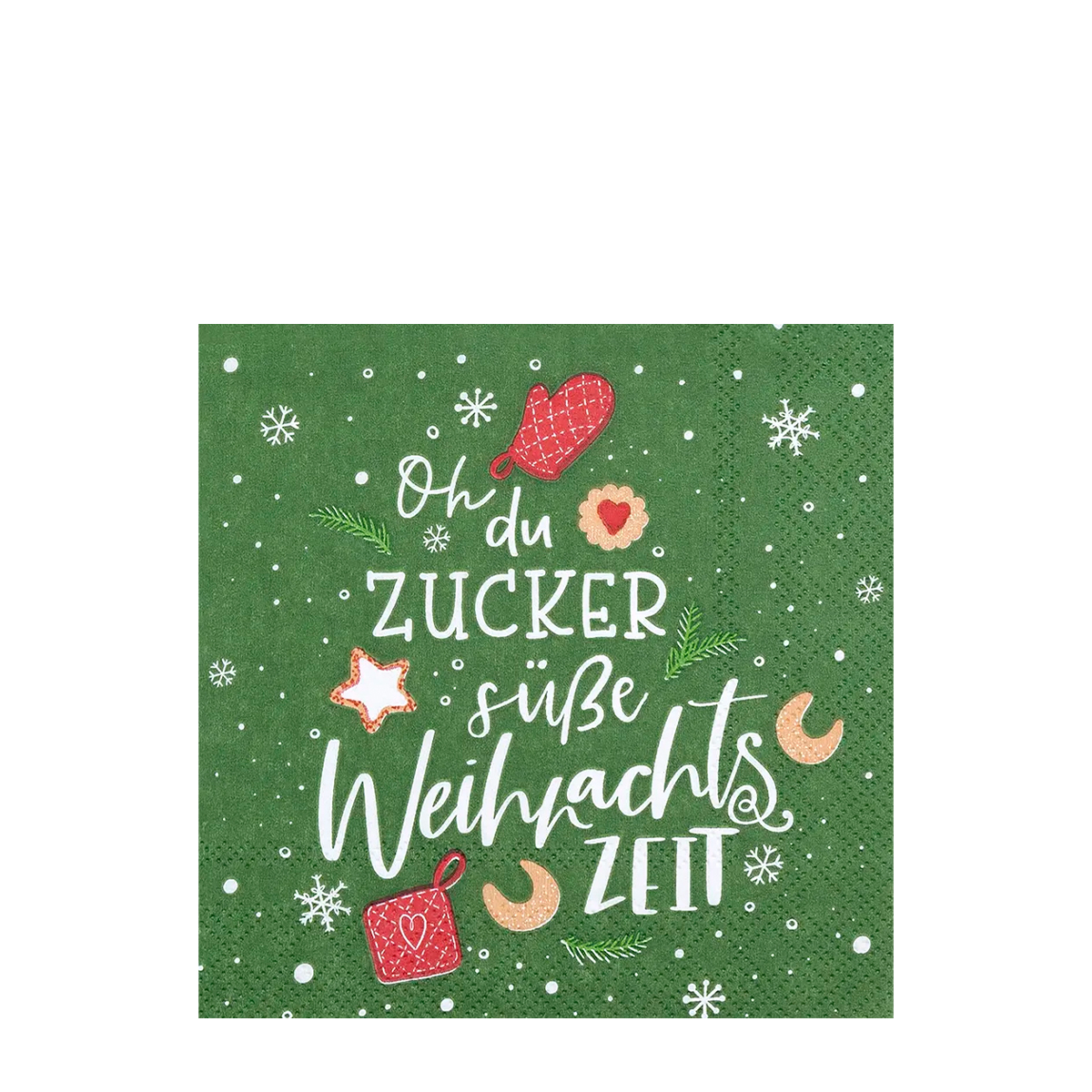 Home Fashion Papierservietten Zuckersüße Zeit, 25x25cm