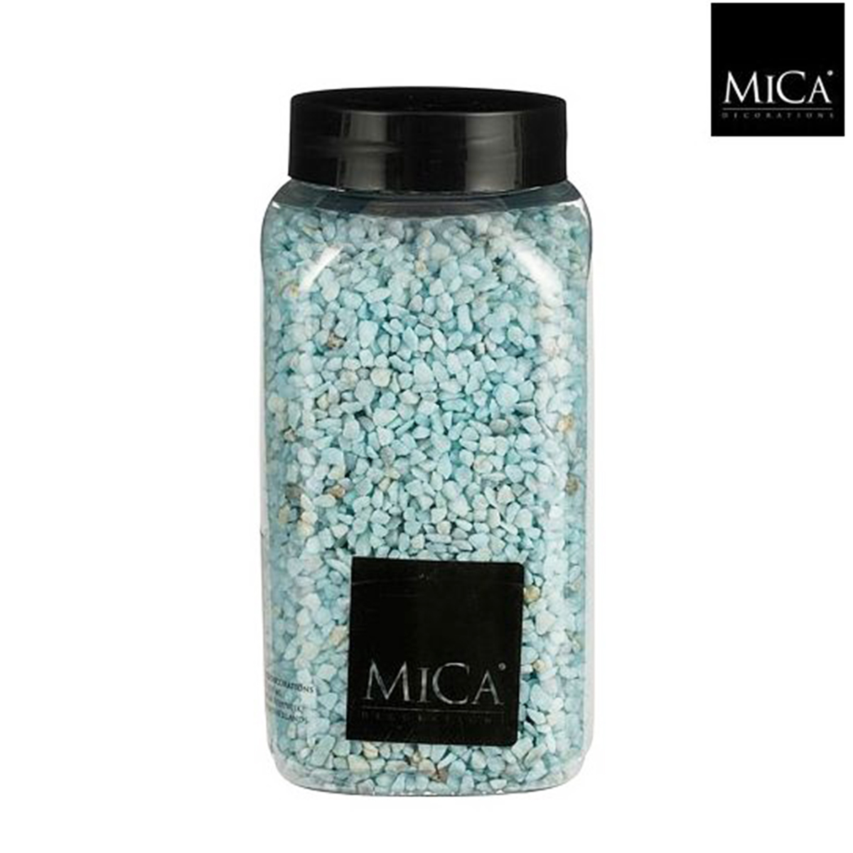 Deko Steine Granulat hellblau, 2-3mm, 650ml, Mica Decorations