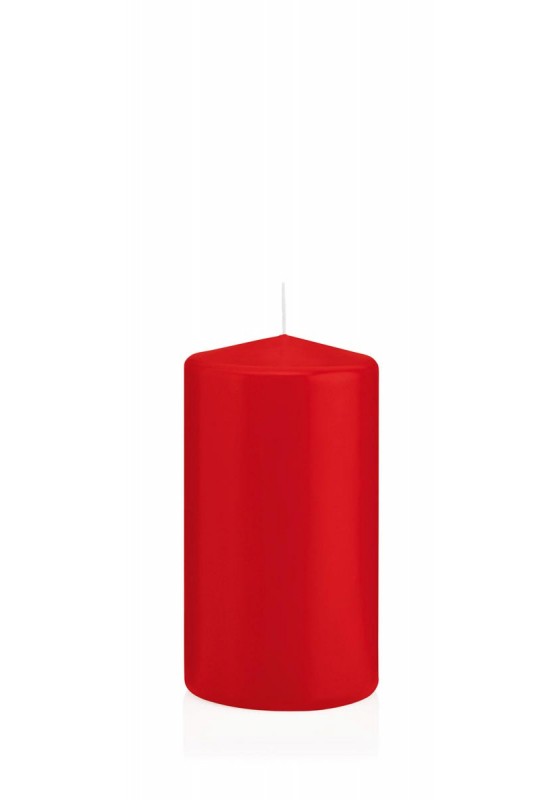 Wiedemann Flachkopf-Kerze in Cello 130x70 Rot