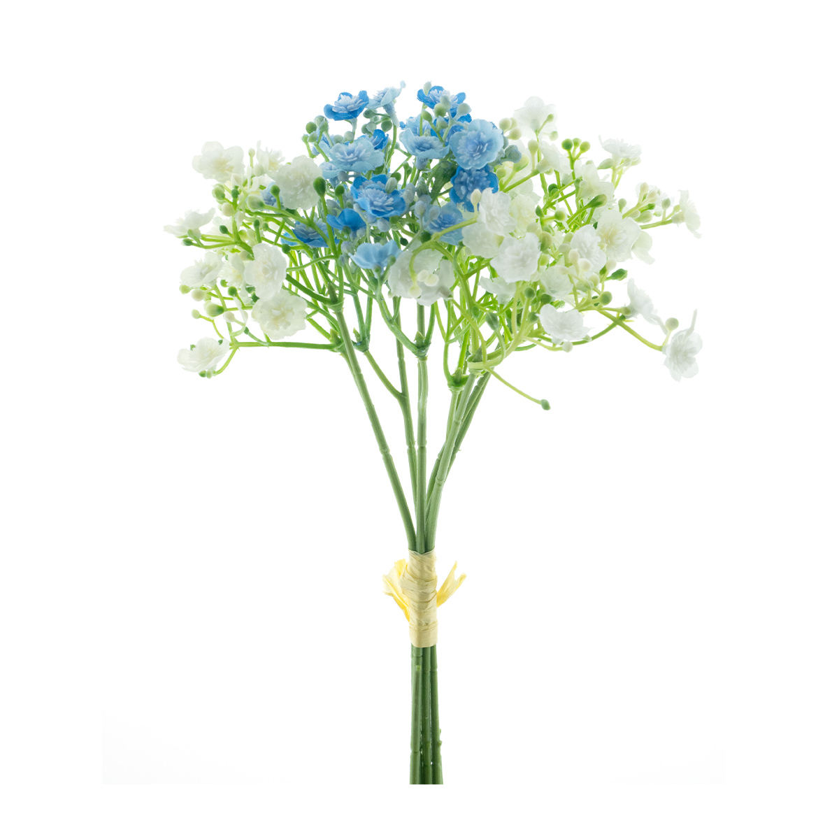 22256-4_01JH57FPBEG23RCMJNKYK99A5Ao3Il1nd8QCHnP Kunstpflanze Schleierkraut weiß-blau gemischt, 6 St. im Bund, 29cm