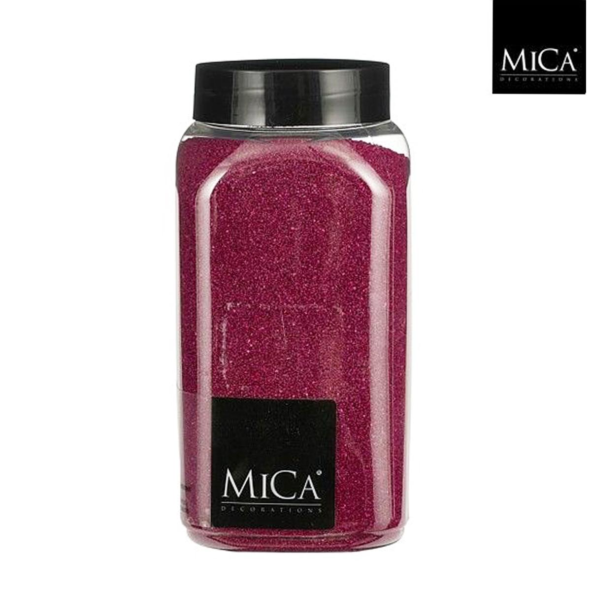 Deko Sand fuchsia, 0,5mm, 650ml, Mica Decorations