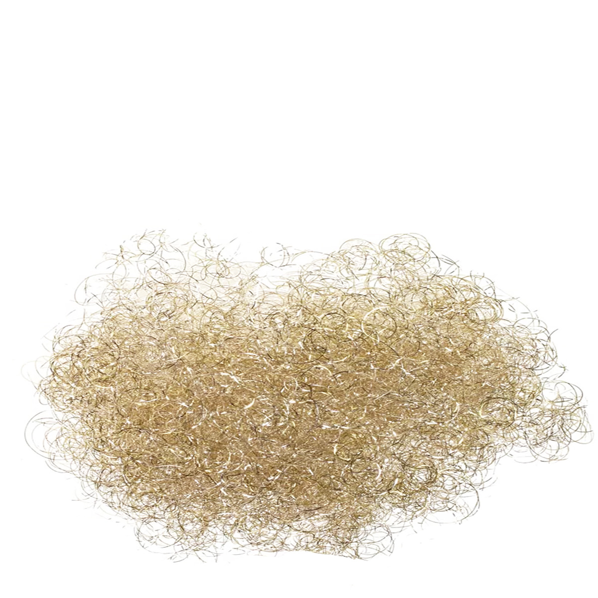 Engelshaar gelockt champagner, Lametta gelockt, 15gr Beutel