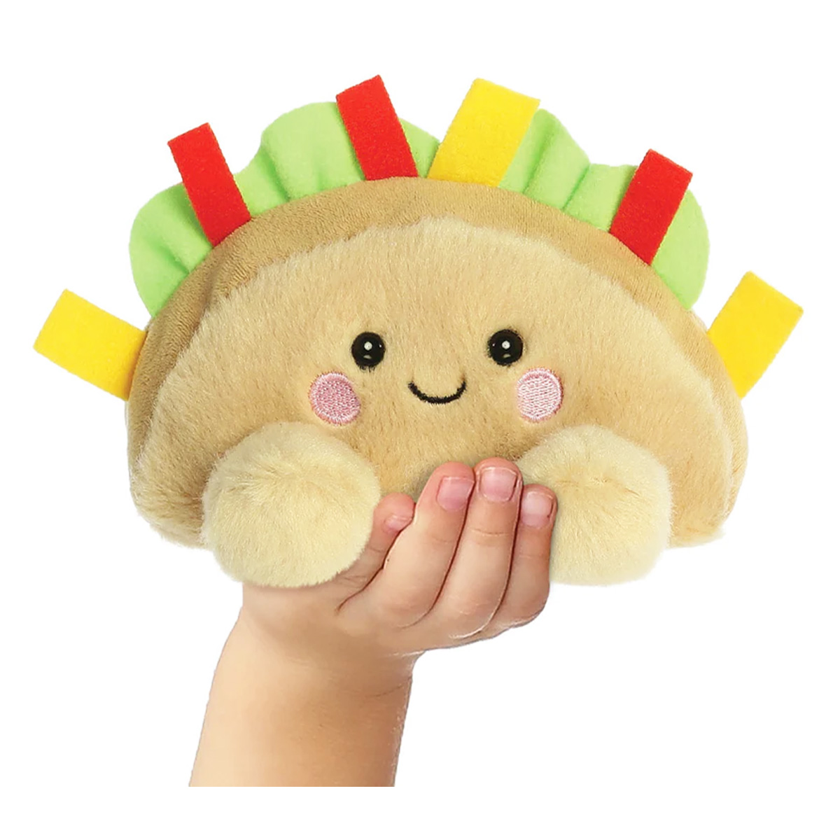 33690_01HSTZ1SX8EM5VGXTQC9SY5PW1ZJ7u1iMrzoQO3 Plüsch Taco Fiesta, hellbraun, Palm Pals, 13cm, Aurora World