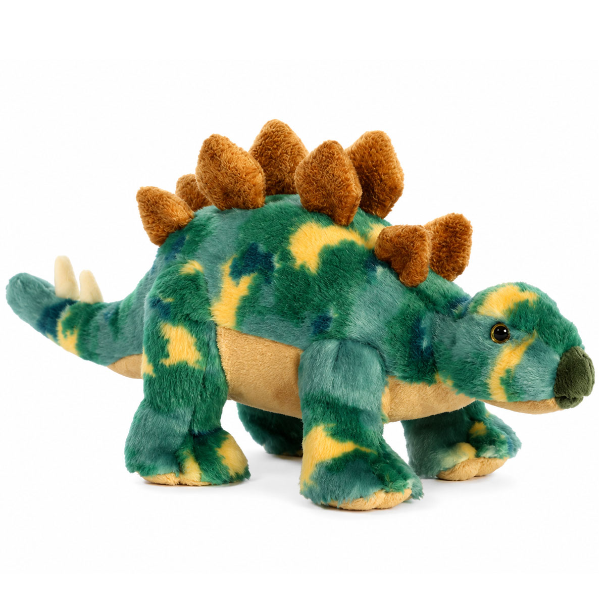 Plüsch Dinosaurier, Stegosaurus, grün/beige, 33cm, Aurora