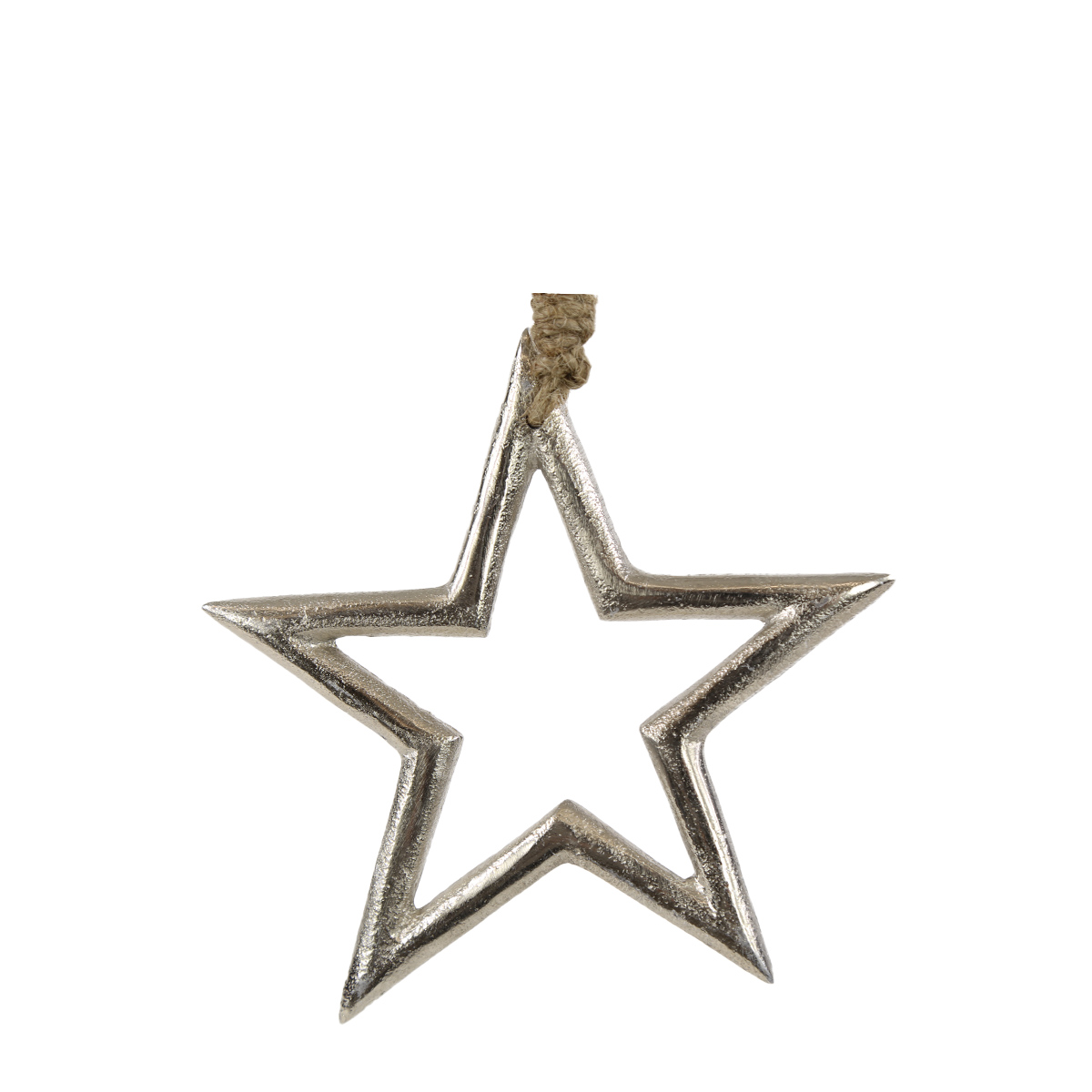 10614_01J760XWJY2AXC9BQS571FTE2FIgiZ1TOhlgWxF Deko Stern, Metallstern silber, Ø16cm, Hänger