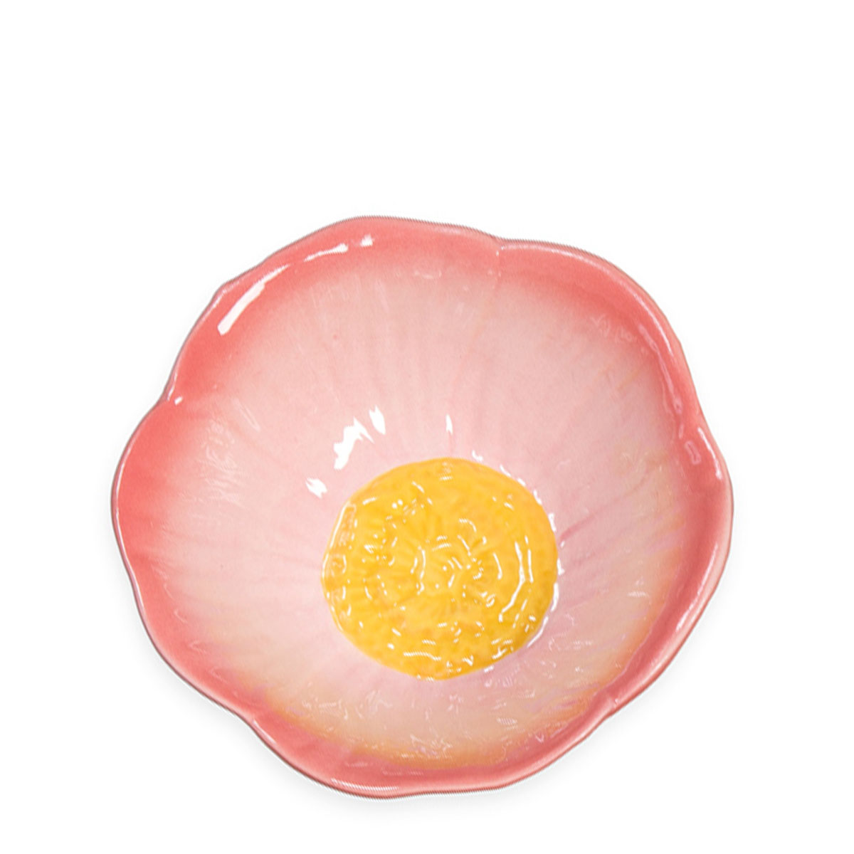 Deko Schälchen Blume rosa, Porzellanschale Blüte, Ø10cm