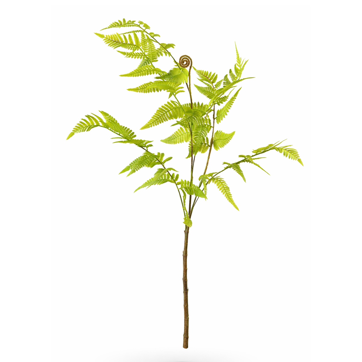 Kunstpflanze Farn grün, Farnzweig wie echt, 91cm