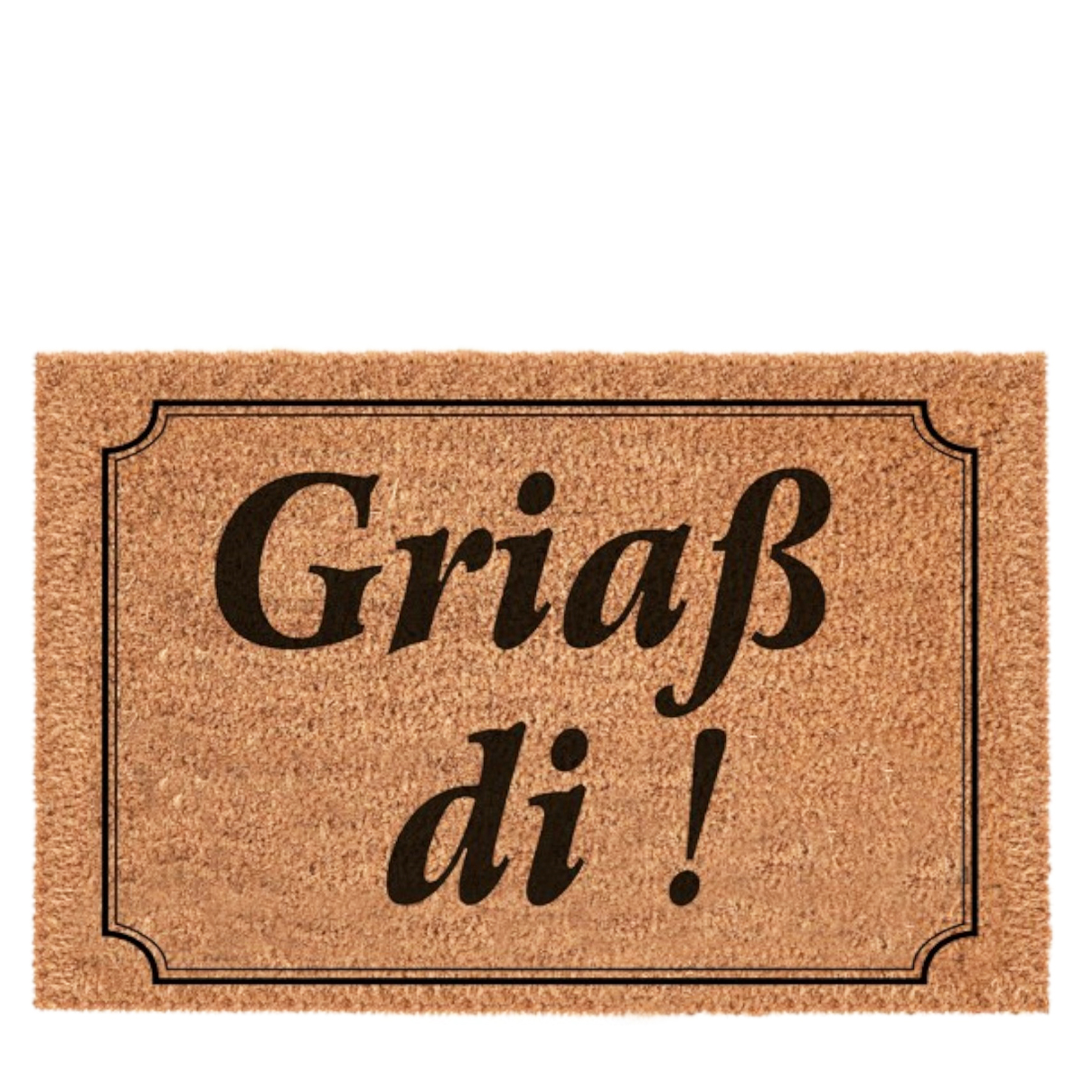 Textil Fußmatte Griaß di! , 60x40cm, Gerrys Garden