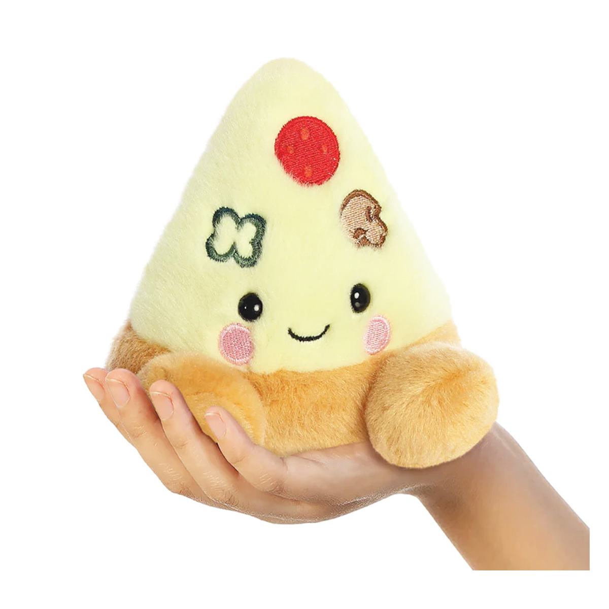 33688_01K1K6WF0ES46RSDXQR1C1HXT6f4AjsgEDvd7be Plüsch Pizza Peppa, gelb-braun, Palm Pals, 13cm, Aurora World