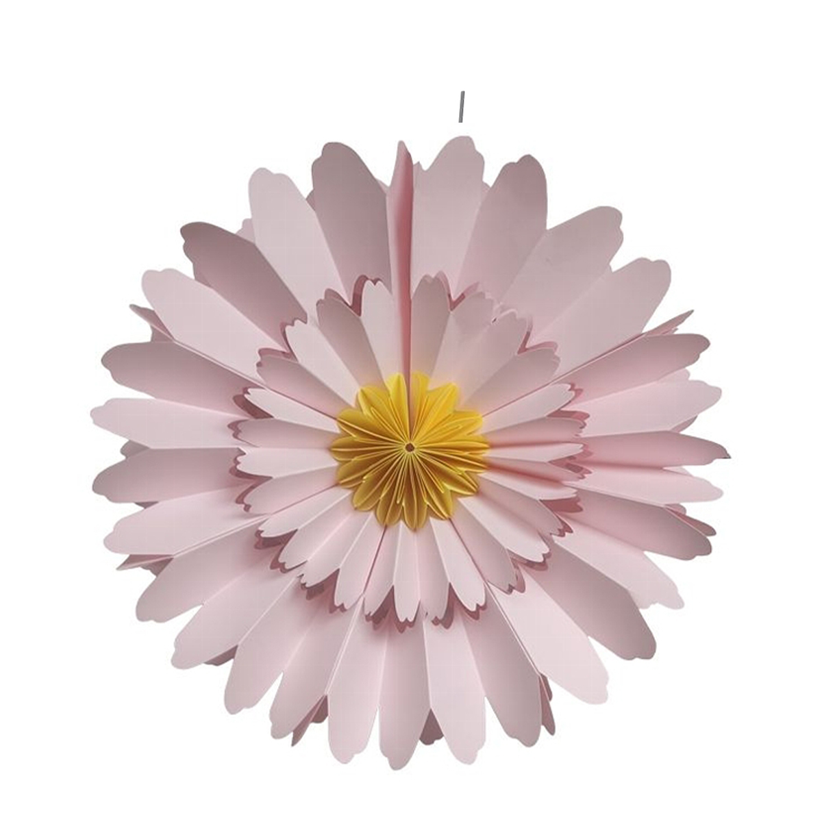 Deko Papierblume rosa, Fächerblume, Ø30cm 