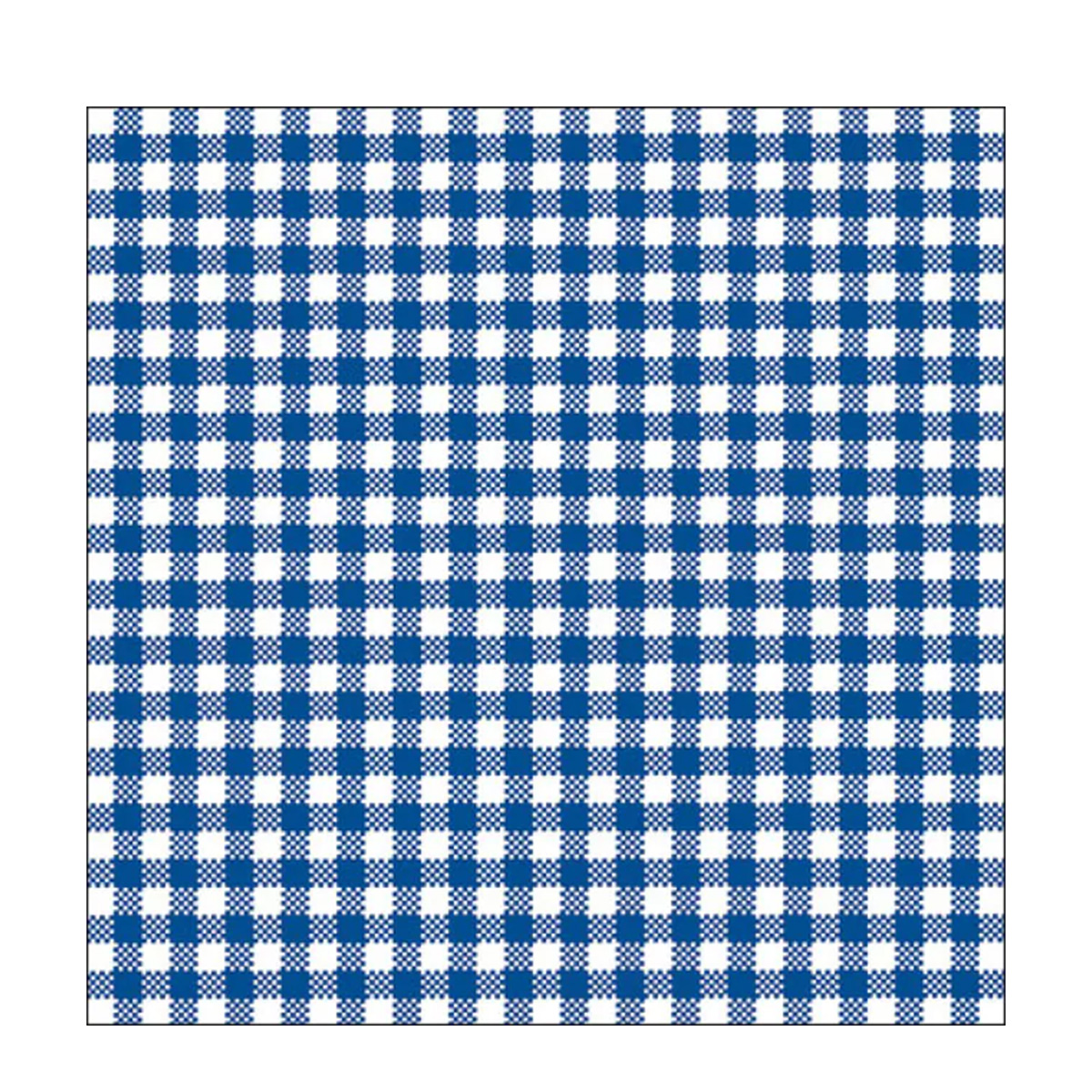 Ambiente Servietten Vichy Karo weiß-blau, 33x33cm