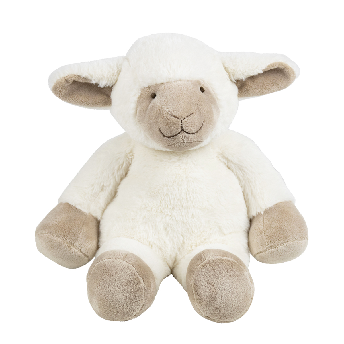 Plüschtier Schaf, Kuscheltier flauschiges Lämmchen aus Plüsch, 27cm, Mars & More