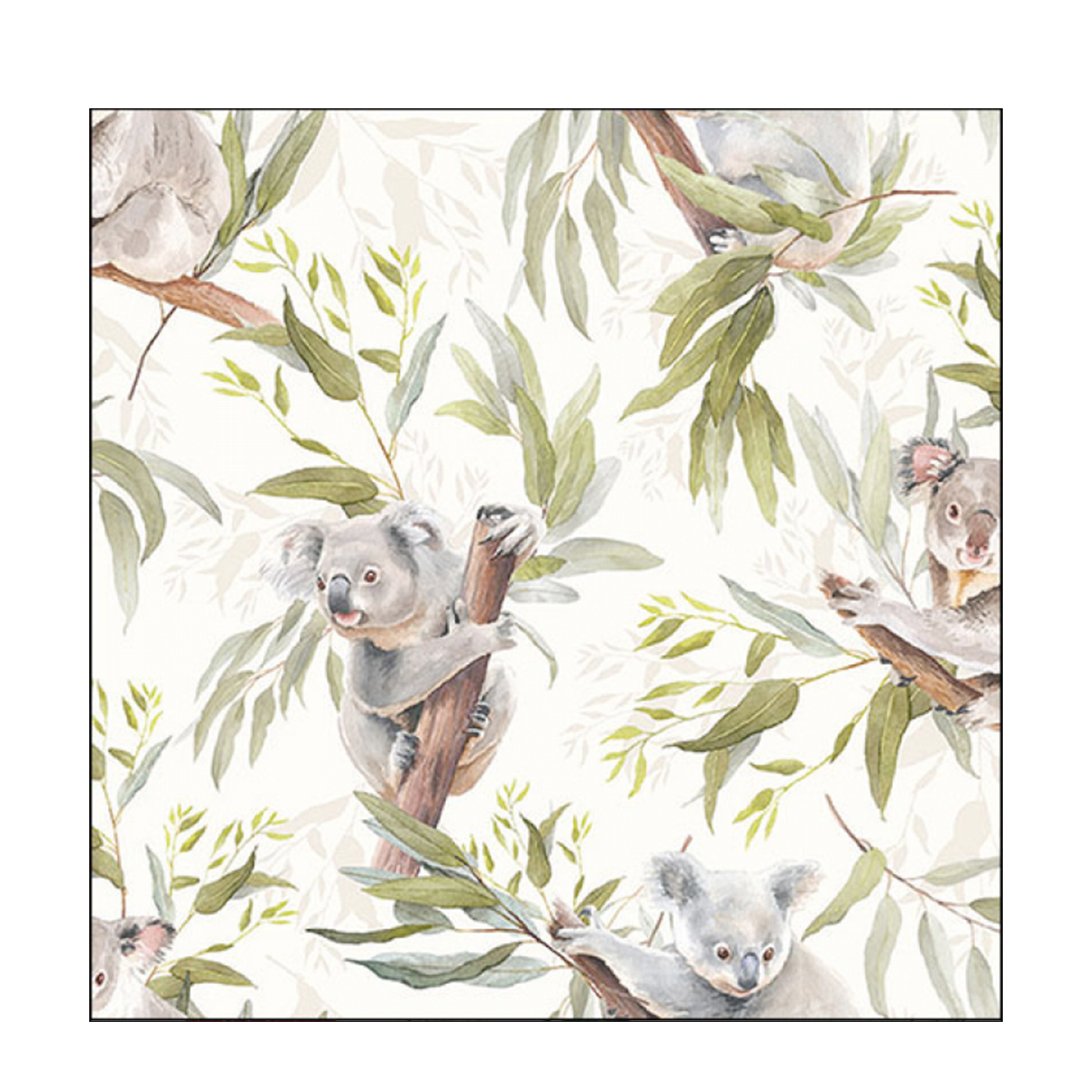 Ambiente Papierservietten Koalabären, Koala bears, 33x33cm