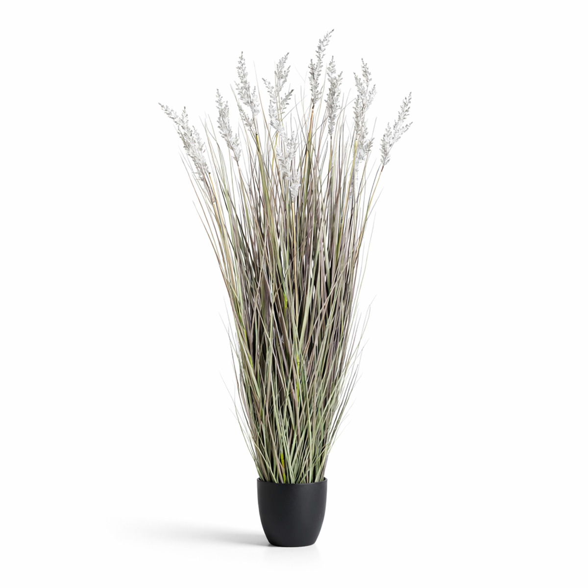 Kunstpflanze Gras Segge mit Fruchtstand, große Carex im Topf, 183cm
