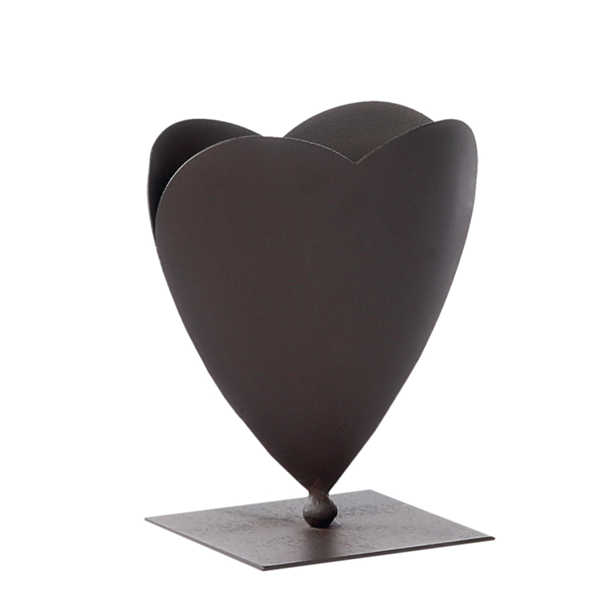 Deko Eisenherz, Herz aus Metall, geöffnet, 16cm, WMG Grünberger 