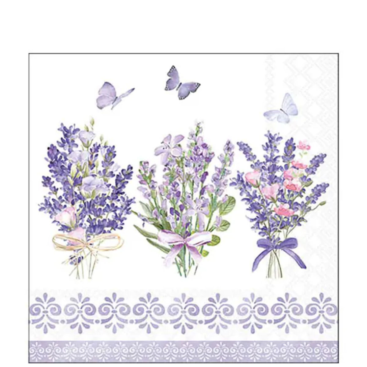 Ambiente Servietten Lavendel Lovely Lavender, 25x25cm