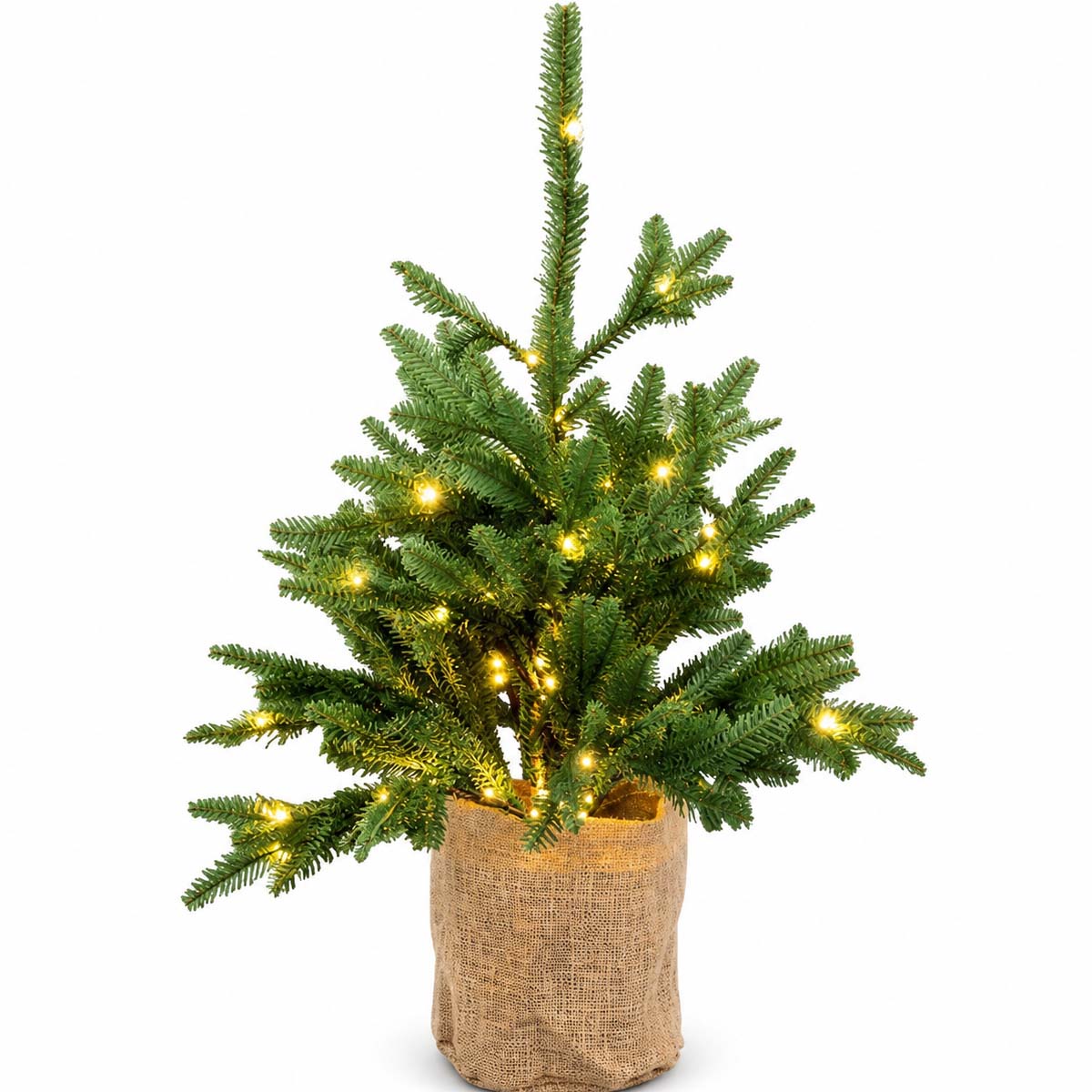 LED Tannenbaum mit 70 LED's, Batteriebetrieb, Höhe 90cm