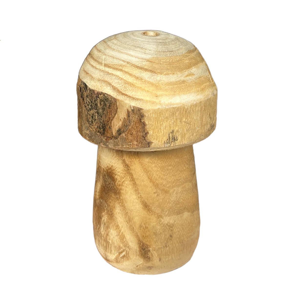 25895-365_01K10AWPZFJ7HMJEJ4TDA6Q1DN6S7gZWE9cZzhb Deko Pilz Naturholz, Holzpilz Natur mit runder Kappe, 8x13cm, DIJK Natural Collections