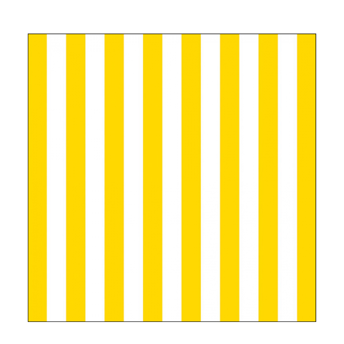Ambiente Servietten gelb gestreift, Stripes Yellow, 33x33cm