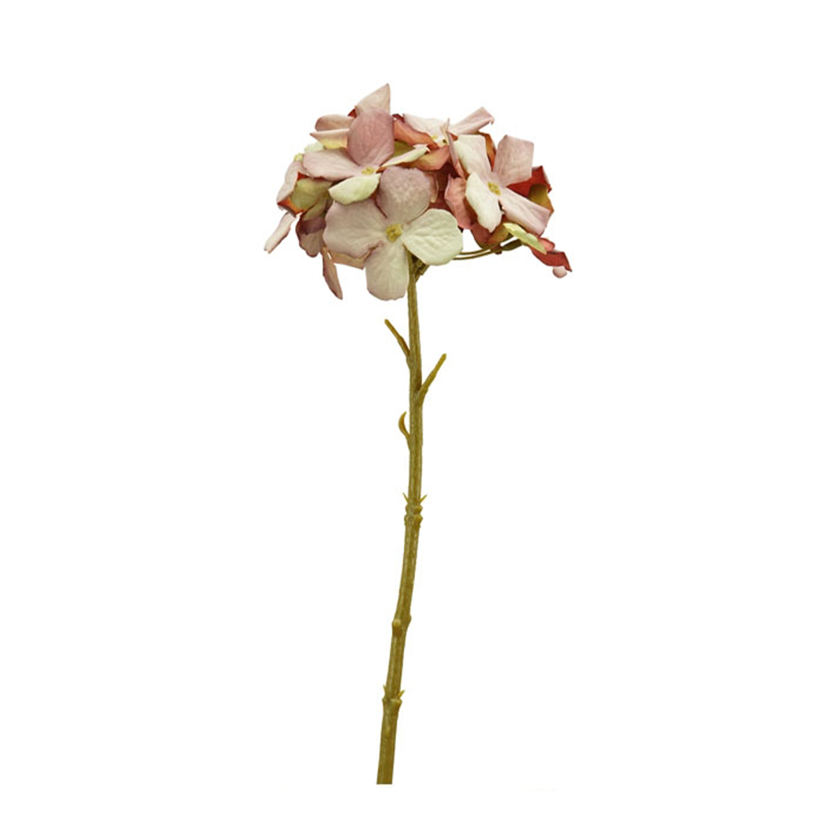 Kunstpflanze Hortensie, filigrane rosa Hortensie wie echt, 30cm