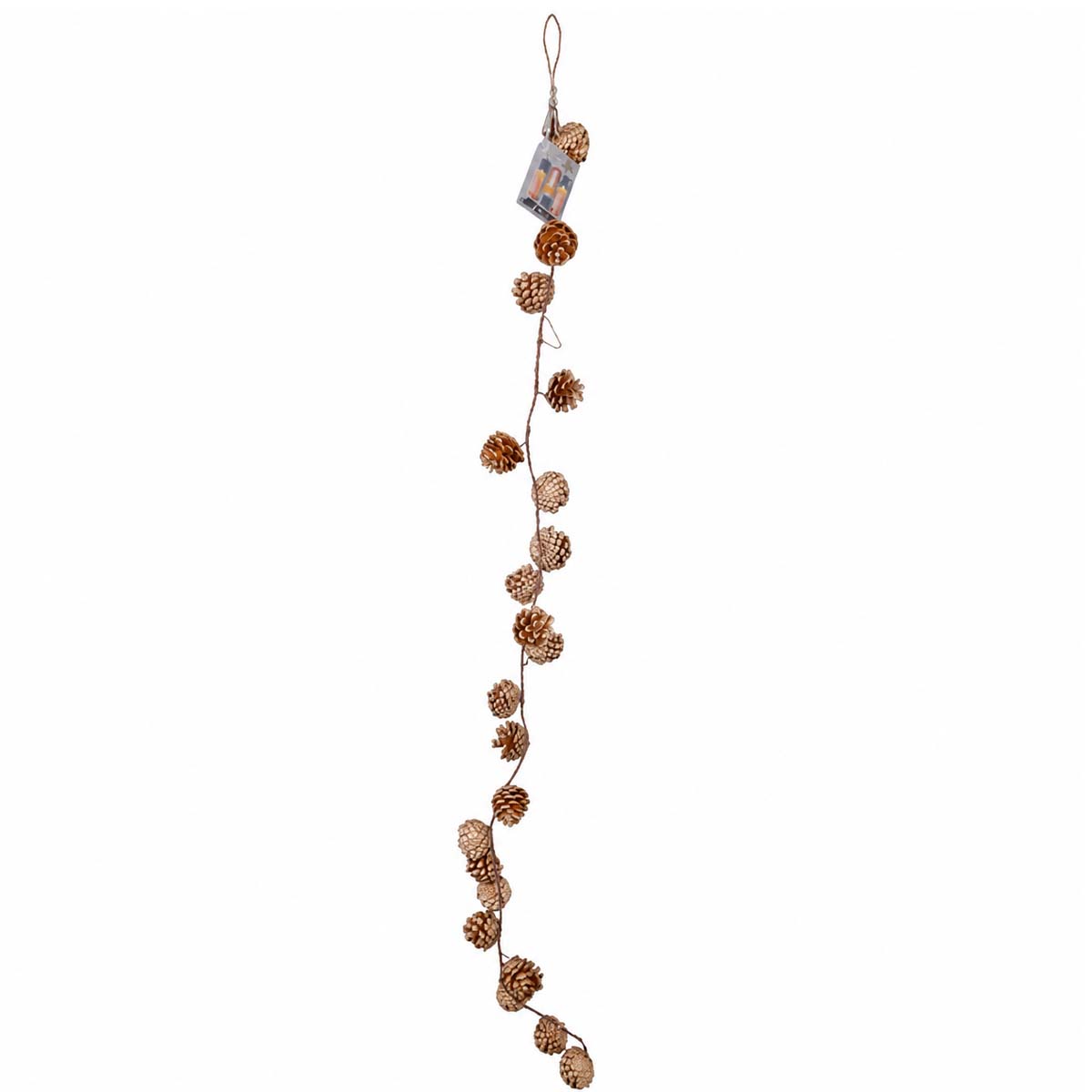 LED Zapfen-Girlande, 20 LED's, Batteriebetrieb, 150cm