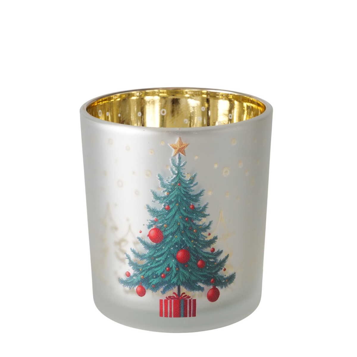 Windlicht Weihnachtsbaum – festlicher Glanz in Champagnergold, Boltze Home Collections