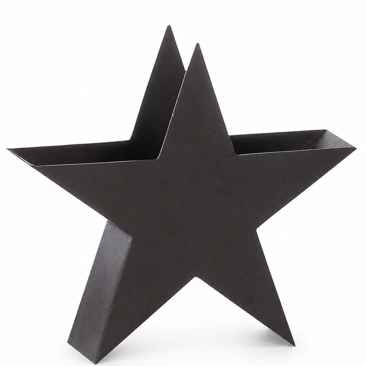 Deko Eisenstern Martino, Pflanzgefäß in Sternform, 20cm, WMG Grünberger 