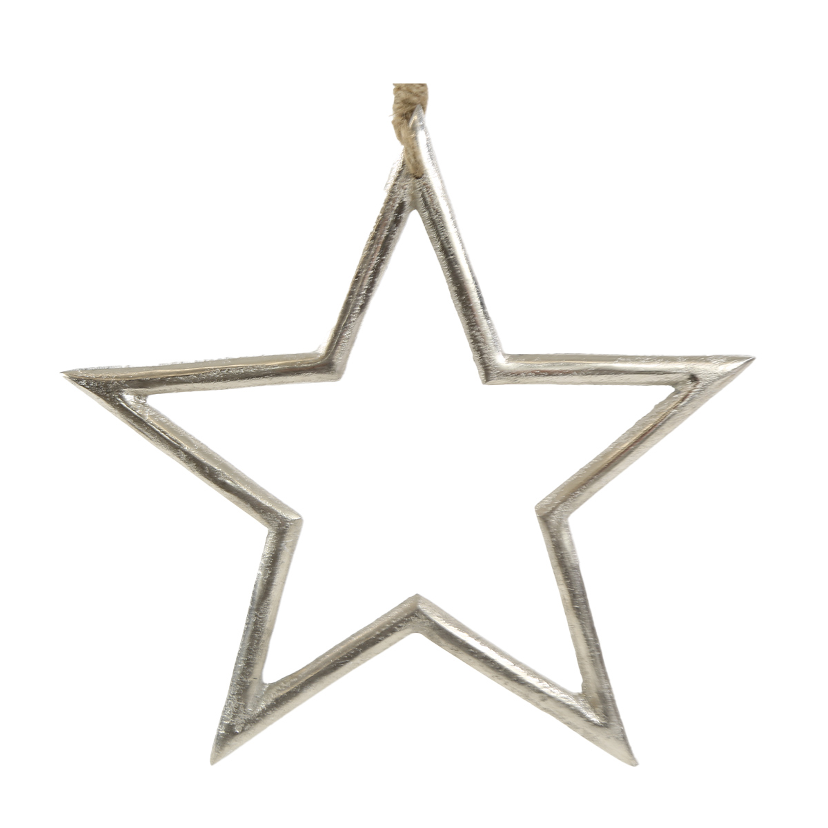 10612_01J760BDCQT170DTCKRPRXK9RBWyTOPpzVXd2ID Deko Stern, Metallstern silber, Ø25cm, Hänger