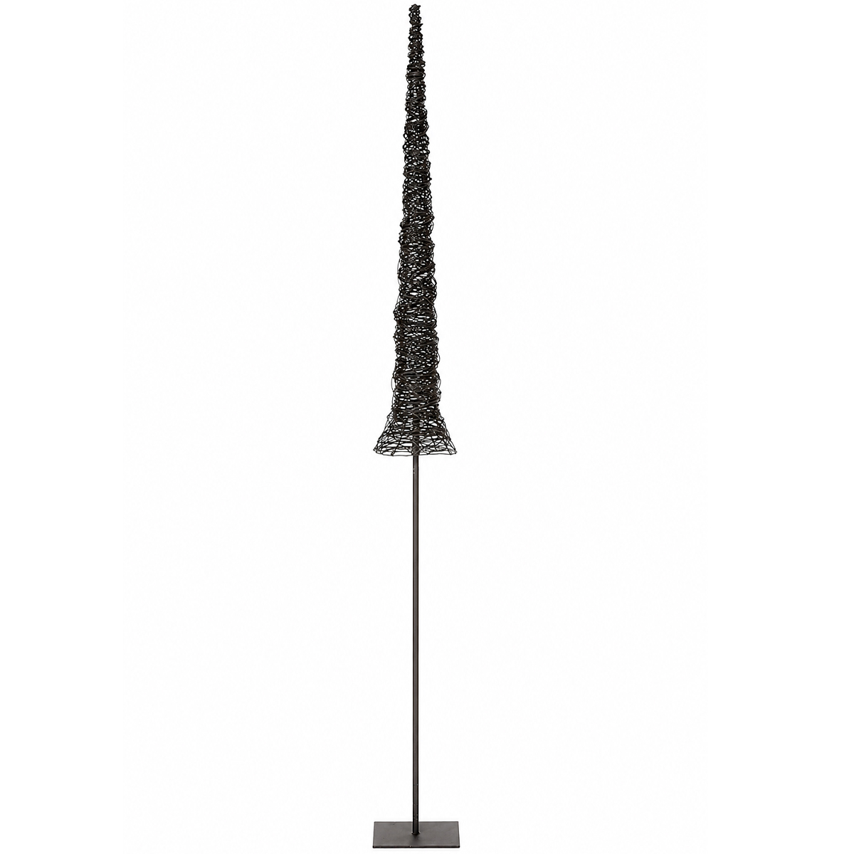 Deko Eisenbaum Antoine, sehr schlanker Baum aus Eisengeflecht, 90cm, WMG Grünberger