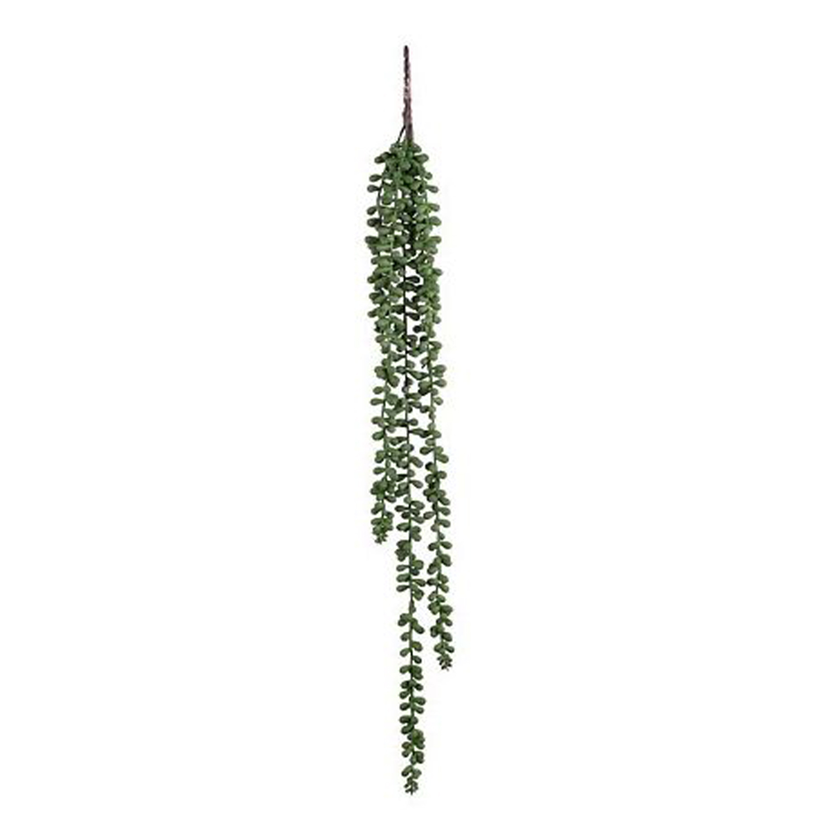 Kunstpflanze Perlenschnur, Erbsenpflanze grün, Senecio hängend, 71cm, Mica Decorations
