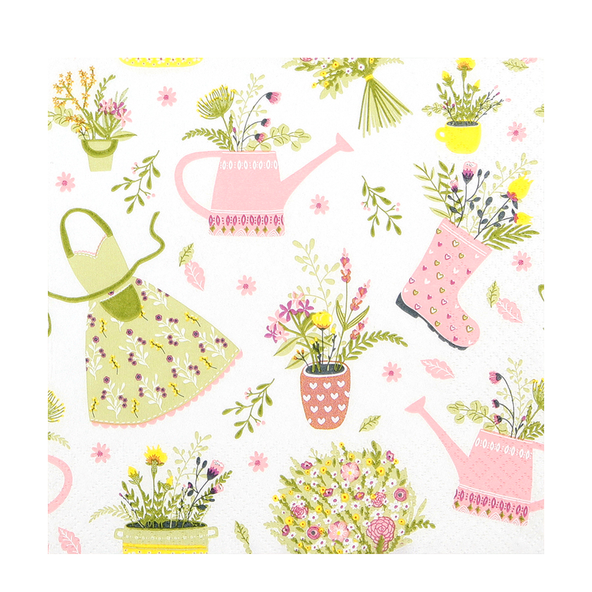212037_01JTMSWZZC47X6FSF5QS0HKB9XLnX9KuCmyCybq Home Fashion Papierservietten pastell Garten, My Lovely Garden, 33x33cm