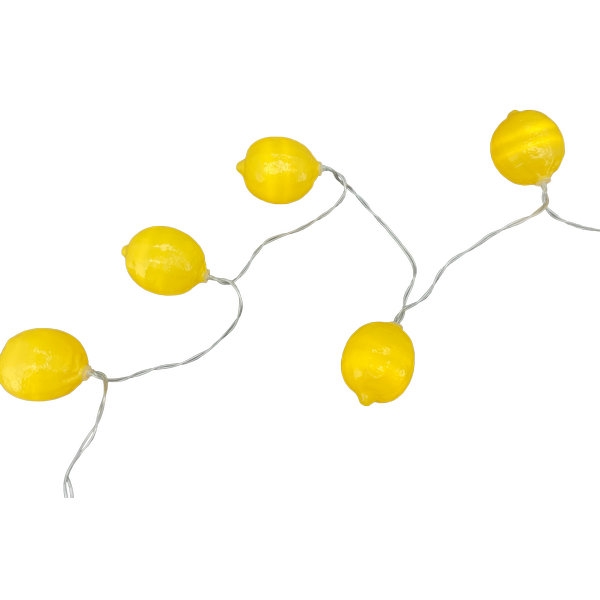 LED Lichterkette Zitronen, 135cm