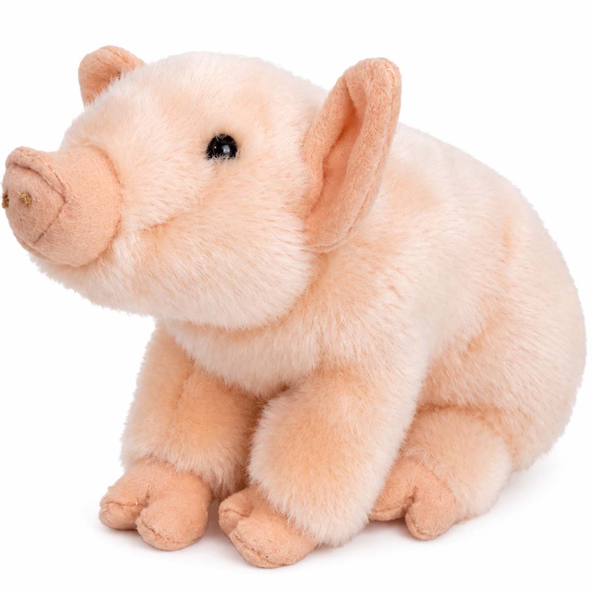 Plüschtier Schwein, Plüsch-Ferkel sitzend, 20cm