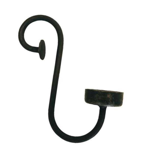 Deko Kerzenhalter Antik zum Einhängen, Metallhalter Antiklook für Teelichte, 9x15cm