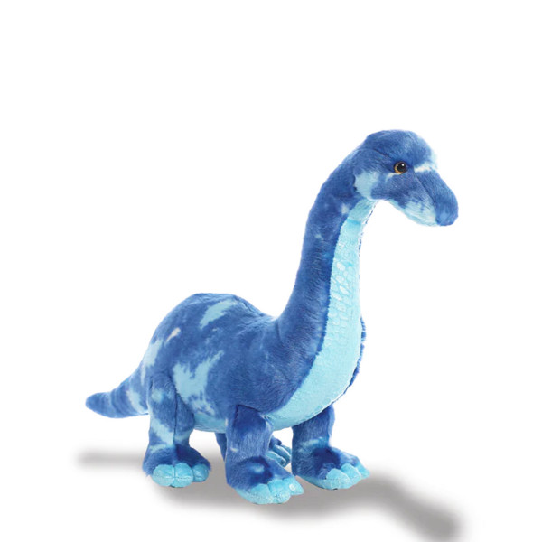 Plüsch Dinosaurier, Brachiosaurus, blau, 39cm, Aurora