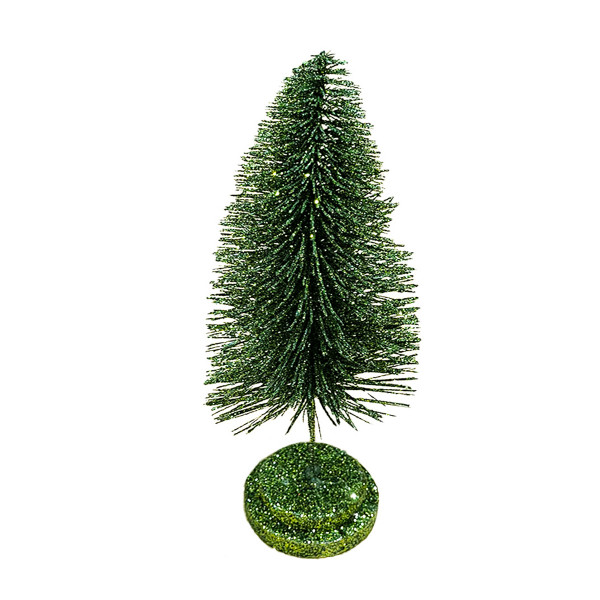 Deko Tannenbaum Glimmer, Tannenbaum glitzernd grün, 30cm