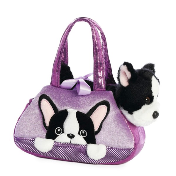 Plüsch Taschen Tiere FP Bulldoge PeekaBoo 20cm