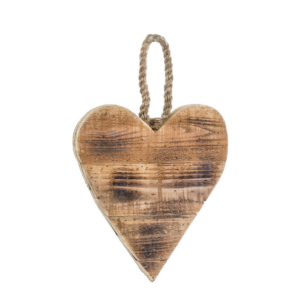 Holz Herz ""Willy"" zum Hängen, 24cm