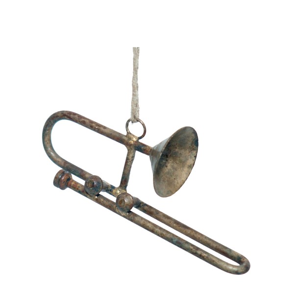 Trompete 8cm Metall Hänger