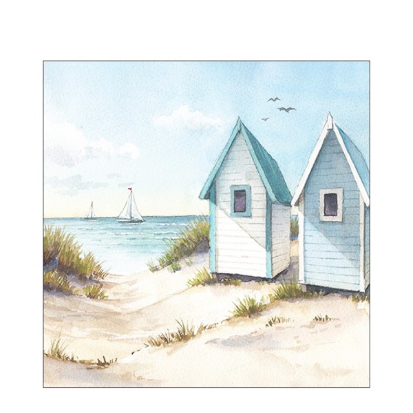 Ambiente Papierservietten, Sunny Beach, Lunch, 33x33cm, 20St/Pack.