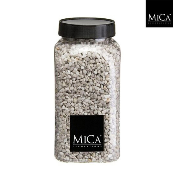 Deko Steine Granulat hellgrau, 2-3mm, 650ml, Mica Decorations