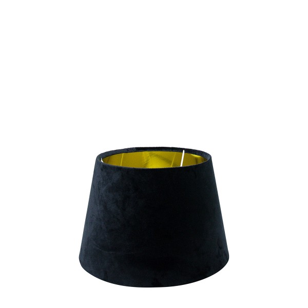 Samt Lampenschirm, schwarz, 25cm, Mars &amp; More