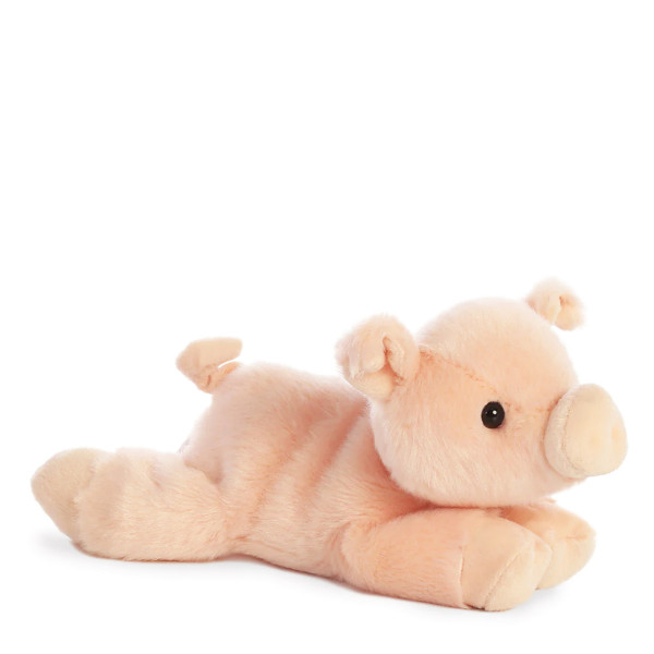 Plüsch Schwein, Schweinchen Percy, rosa, Mini Flopsies, 20cm, Aurora