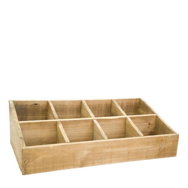 Holz Organizer "Oklett Chaska" rechteckig, 51cm